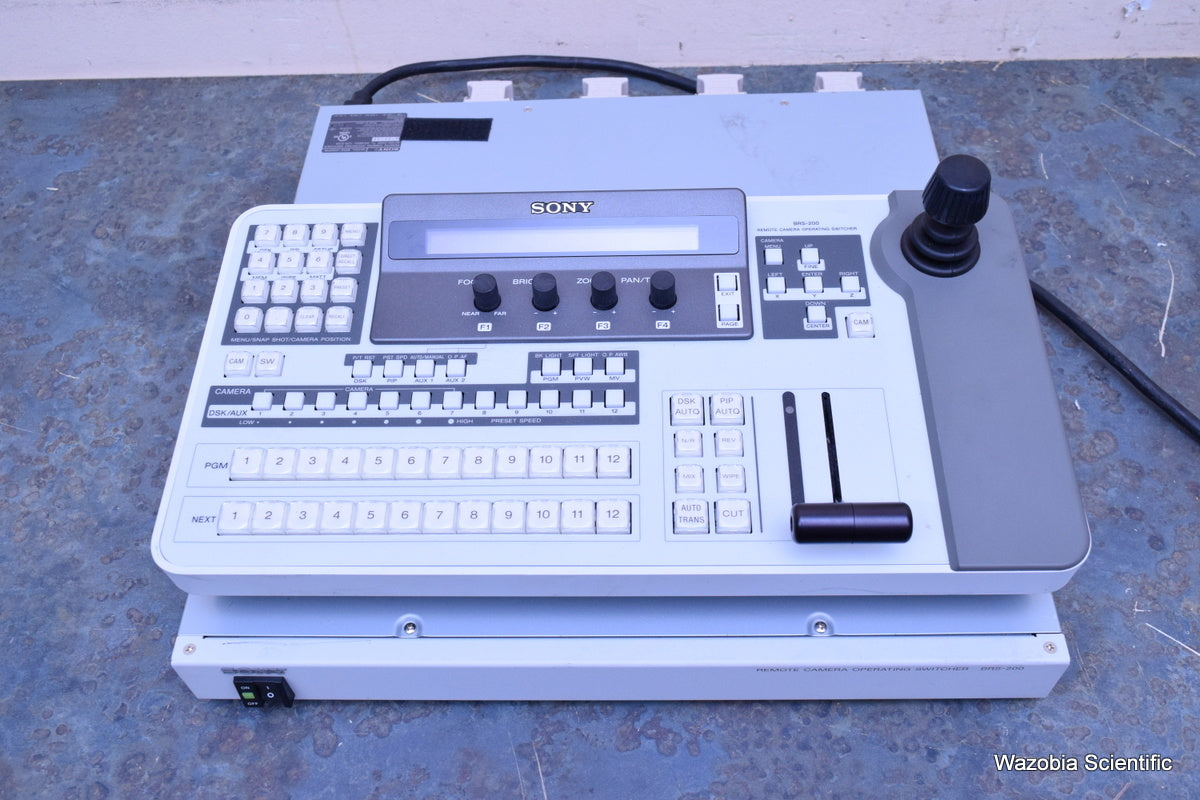 SONY REMOTE CAMERA OPERATING SWITCHER BRS-200 BRS-200PR BRS-200CP
