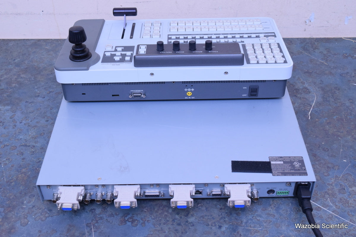 SONY REMOTE CAMERA OPERATING SWITCHER BRS-200 BRS-200PR BRS-200CP