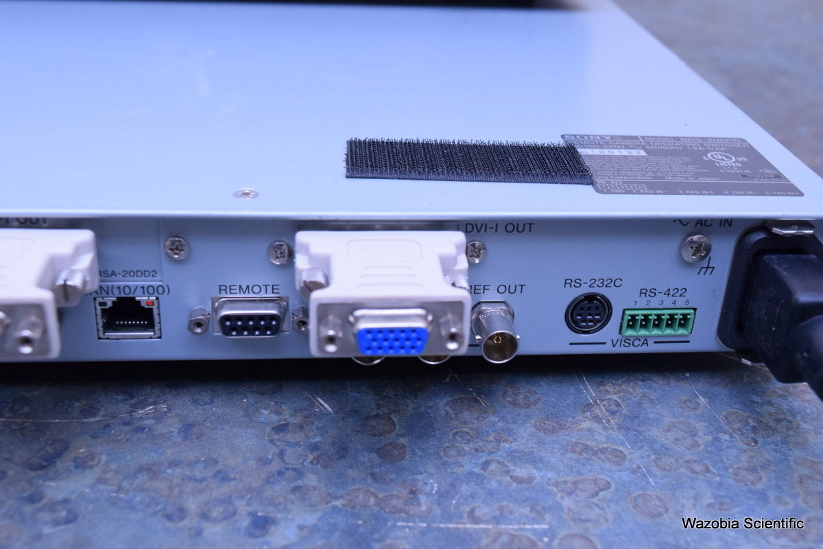 SONY REMOTE CAMERA OPERATING SWITCHER BRS-200 BRS-200PR BRS-200CP