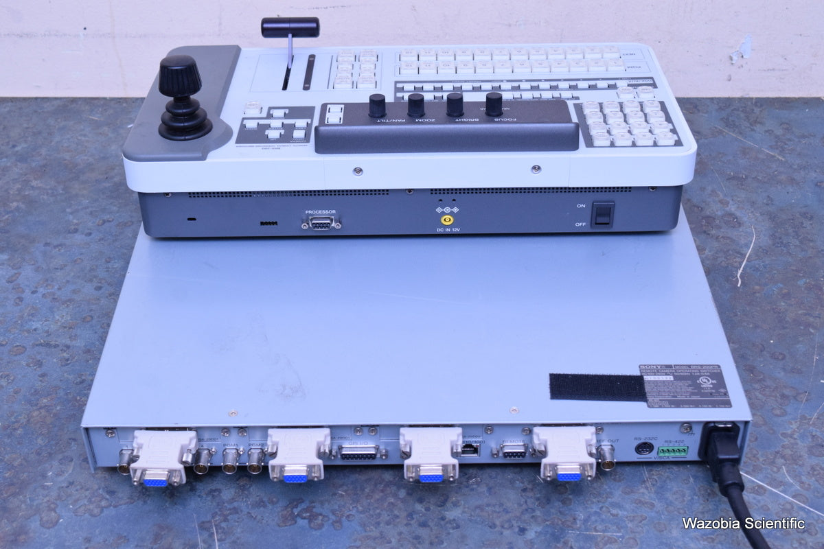 SONY REMOTE CAMERA OPERATING SWITCHER BRS-200 BRS-200PR BRS-200CP