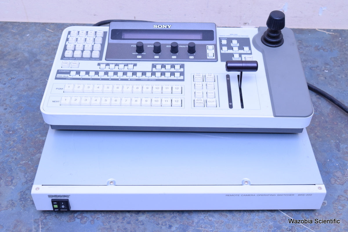 SONY REMOTE CAMERA OPERATING SWITCHER BRS-200 BRS-200PR BRS-200CP