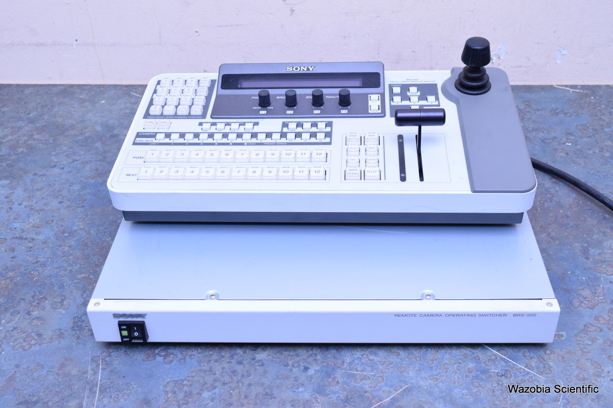 SONY REMOTE CAMERA OPERATING SWITCHER BRS-200 BRS-200PR BRS-200CP