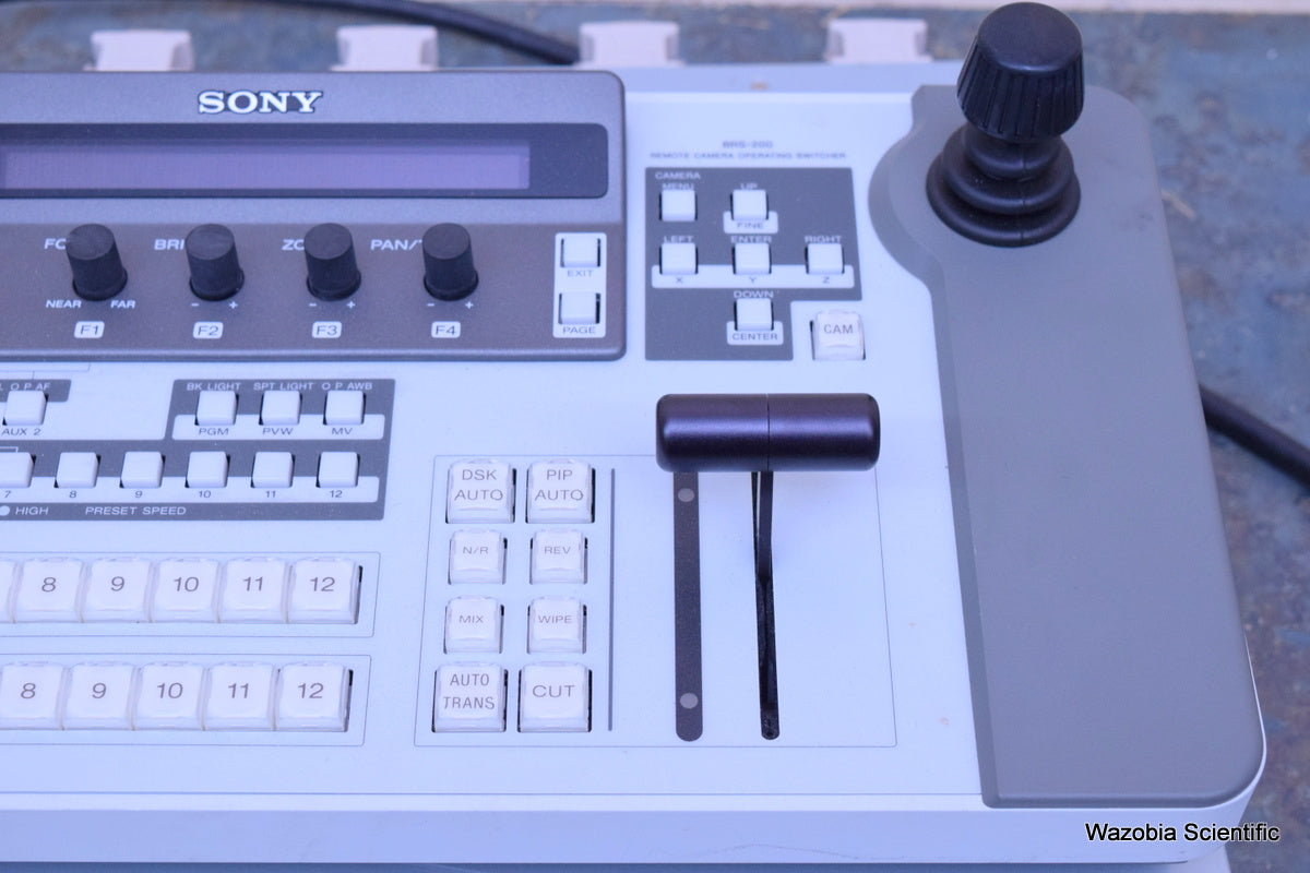 SONY REMOTE CAMERA OPERATING SWITCHER BRS-200 BRS-200PR BRS-200CP