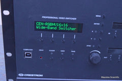 CRESTRON PROFESSIONAL VIDEO SWITCHER CEN-RGBHV16X16 WIDE -BAND RGB MATRIX SWITCH