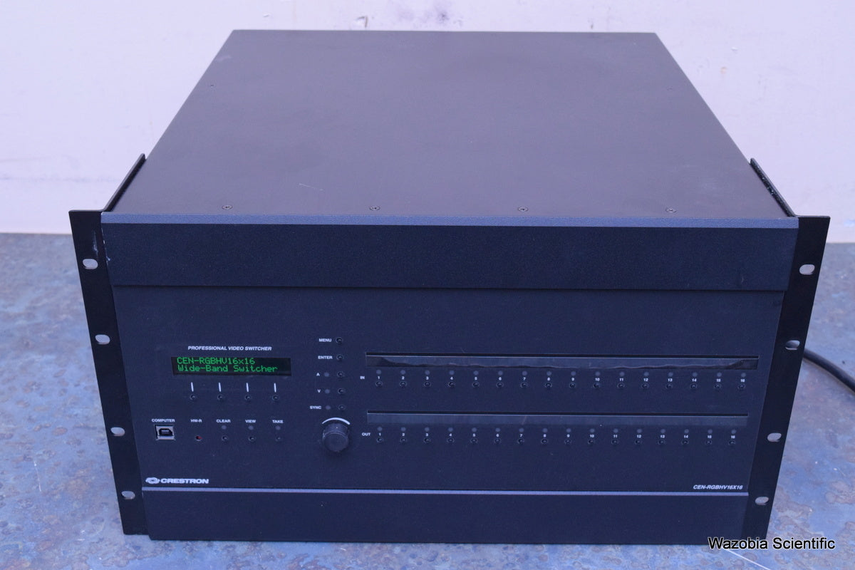 CRESTRON PROFESSIONAL VIDEO SWITCHER CEN-RGBHV16X16 WIDE -BAND RGB MATRIX SWITCH