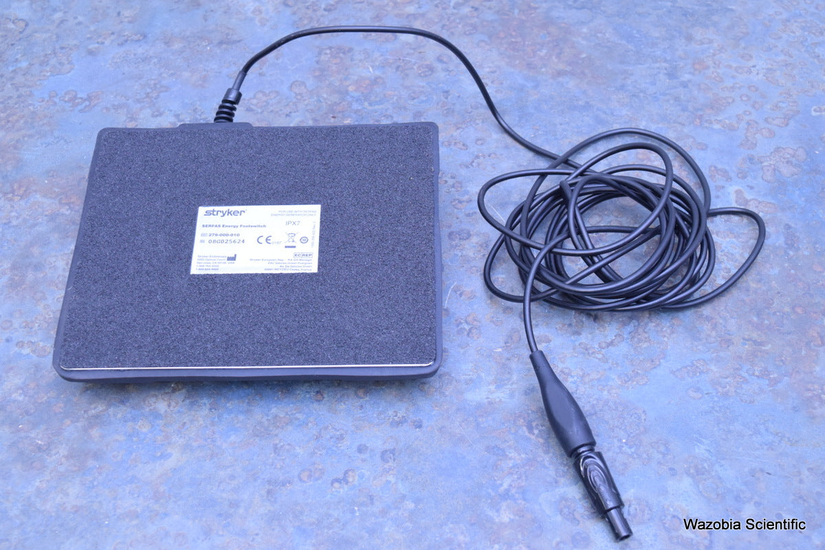 STRYKER SERFAS ENERGY RF GENERATOR FOOTSWITCH 279-000-010