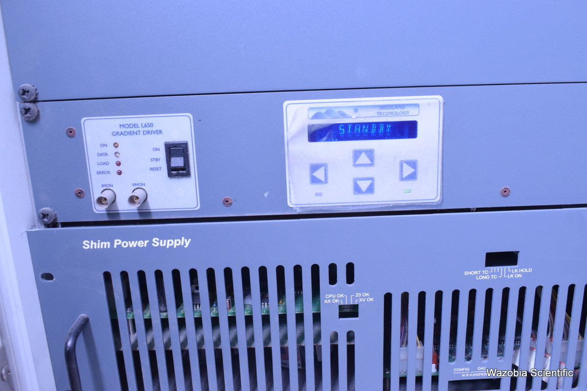 VARIAN NMR SYSTEM  CONSOLE SHIM POWER SUPPLY TEMPERATURE CONTROLLER