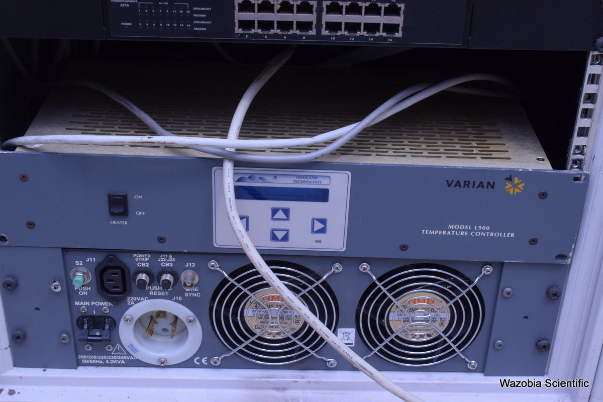VARIAN NMR SYSTEM  CONSOLE SHIM POWER SUPPLY TEMPERATURE CONTROLLER