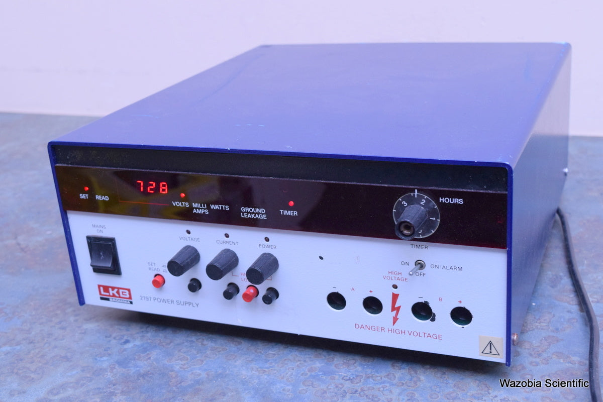 LKB BROMMA 2197 POWER SUPPLY 2197-001 90 01 0950 ELECTROPHORESIS