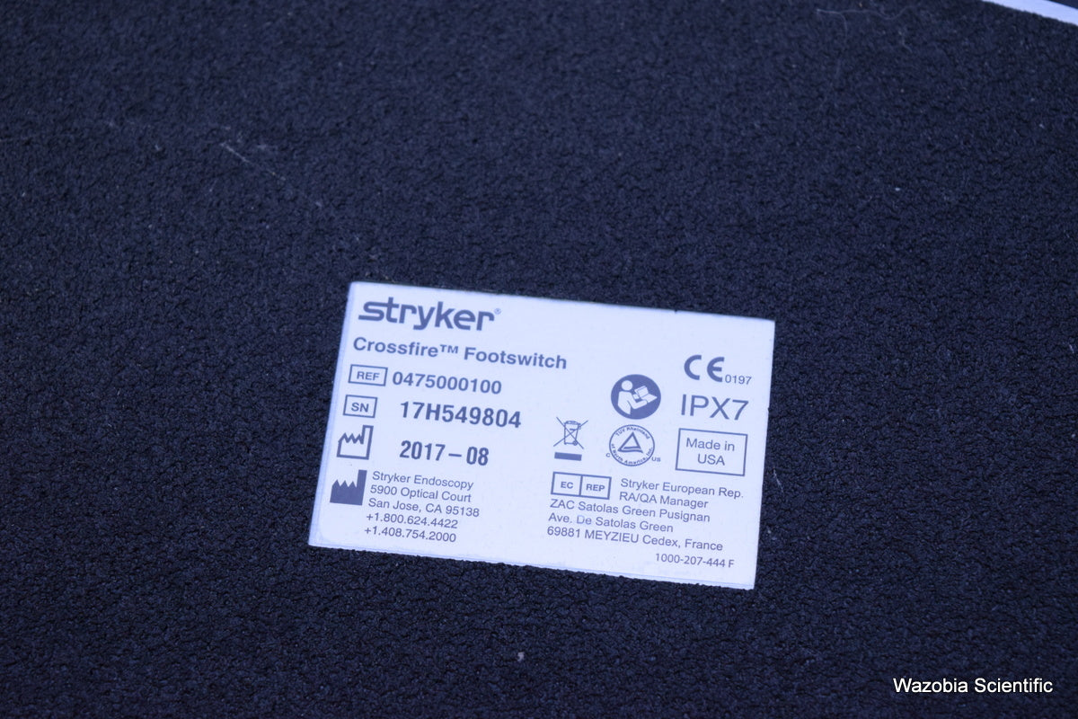 STRYKER  CROSSFIRE FOOTSWITCH 0475000100