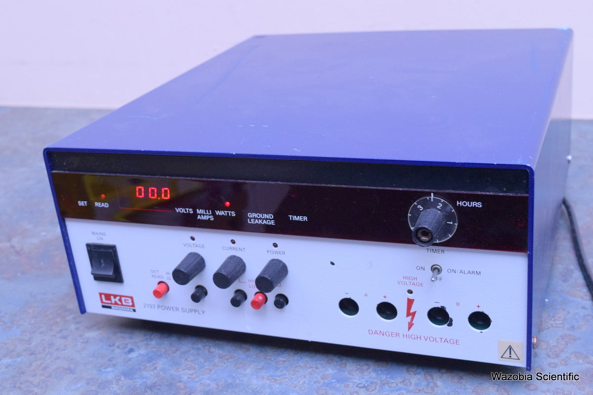 LKB BROMMA 2197 POWER SUPPLY 2197-001 90 01 0950 ELECTROPHORESIS