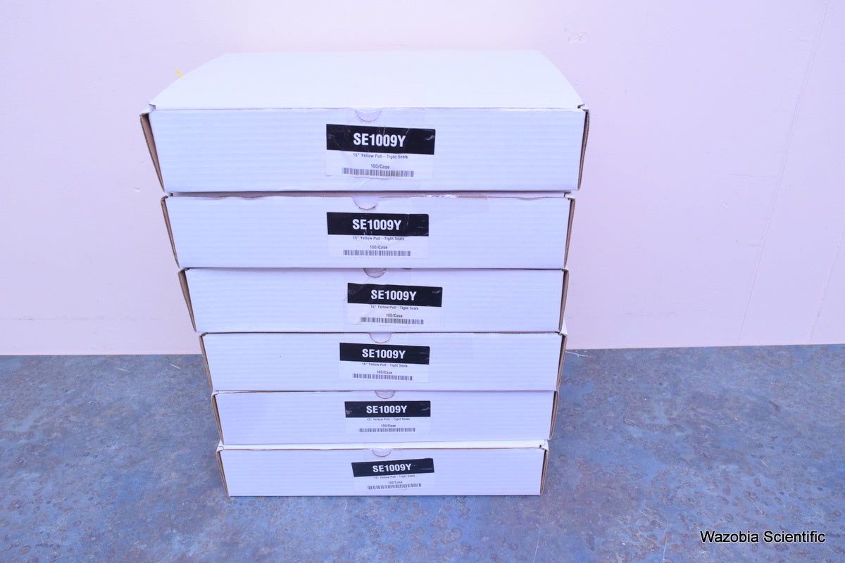 BOX OF DRUM TANKS BAG 15" YELLOW PULL TIGHT SEALS 100/CASE