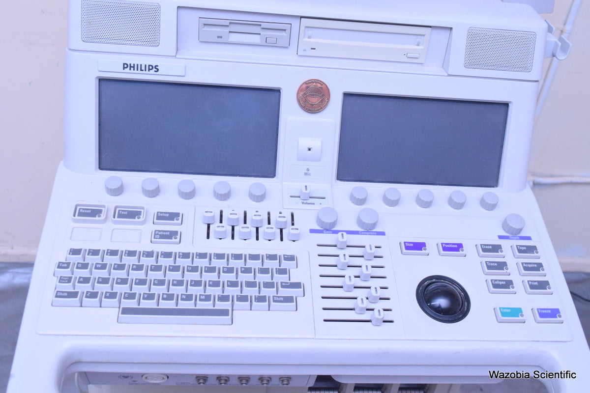 AGILENT PHILIPS M2424A ULTRASOUND SYSTEM WITH SONY UP-895MD PRINTER PANASONIC MD