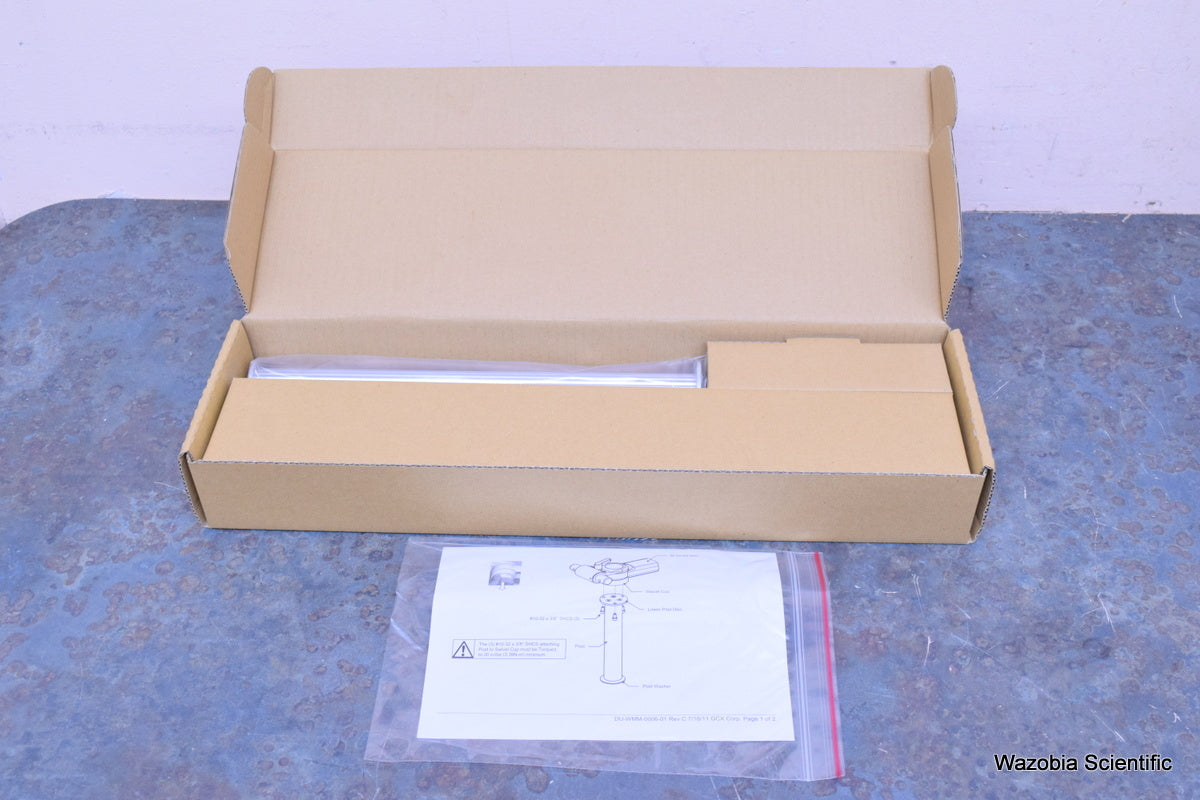 NEW GCX MEDICAL MOUNTING 12" FLUTED POST FOR M SERIES VHM WMM-0006-02C