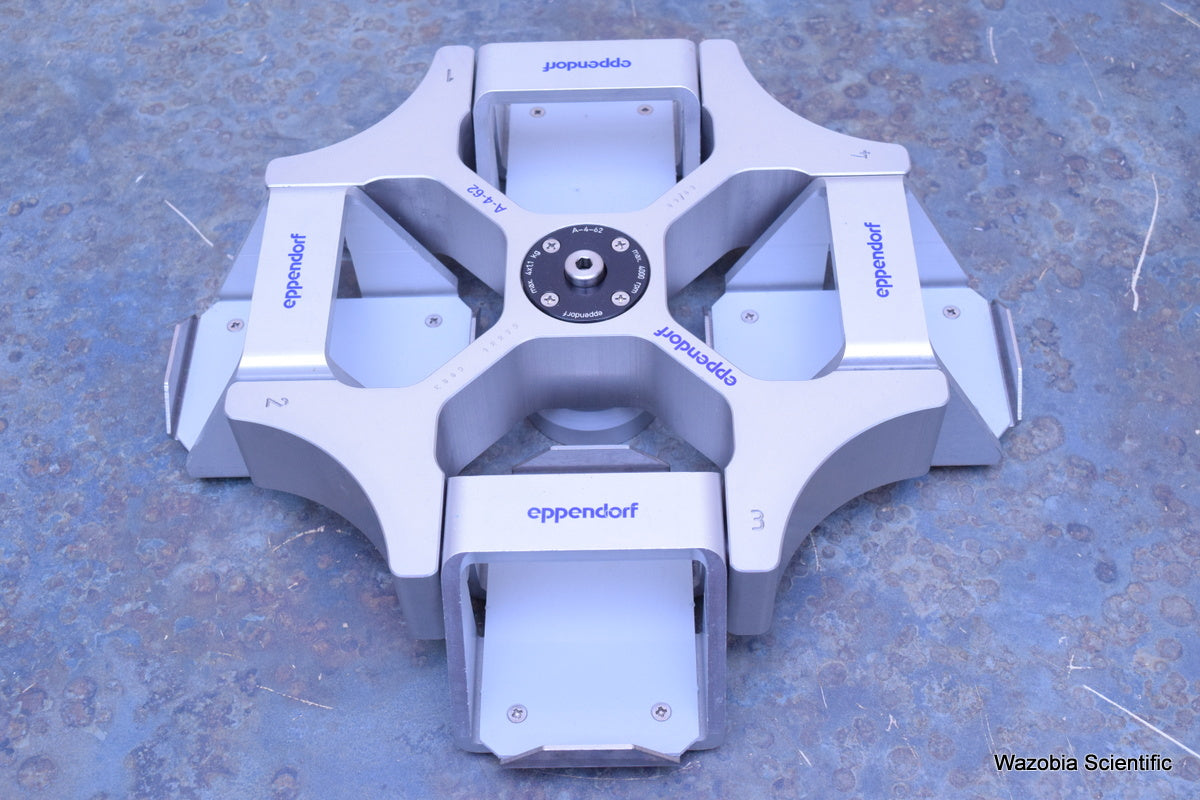 EPPENDORF A-4-62 SWING ROTOR 4000 RPM W/ MICROPLATE CARRIER FOR CENTRIFUGE 5810