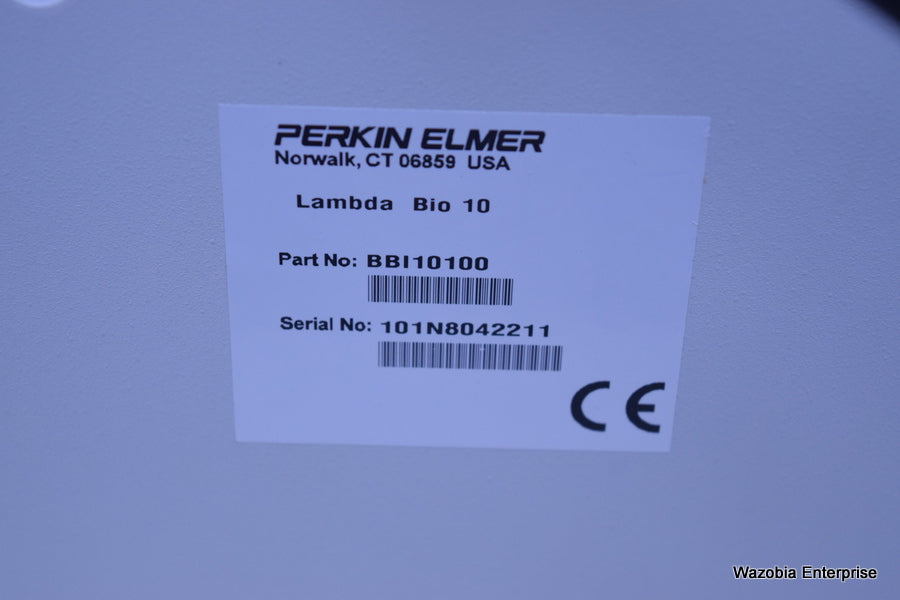 PERKIN ELMER UV VIS SPECTROMETER LAMBDA BIO 10