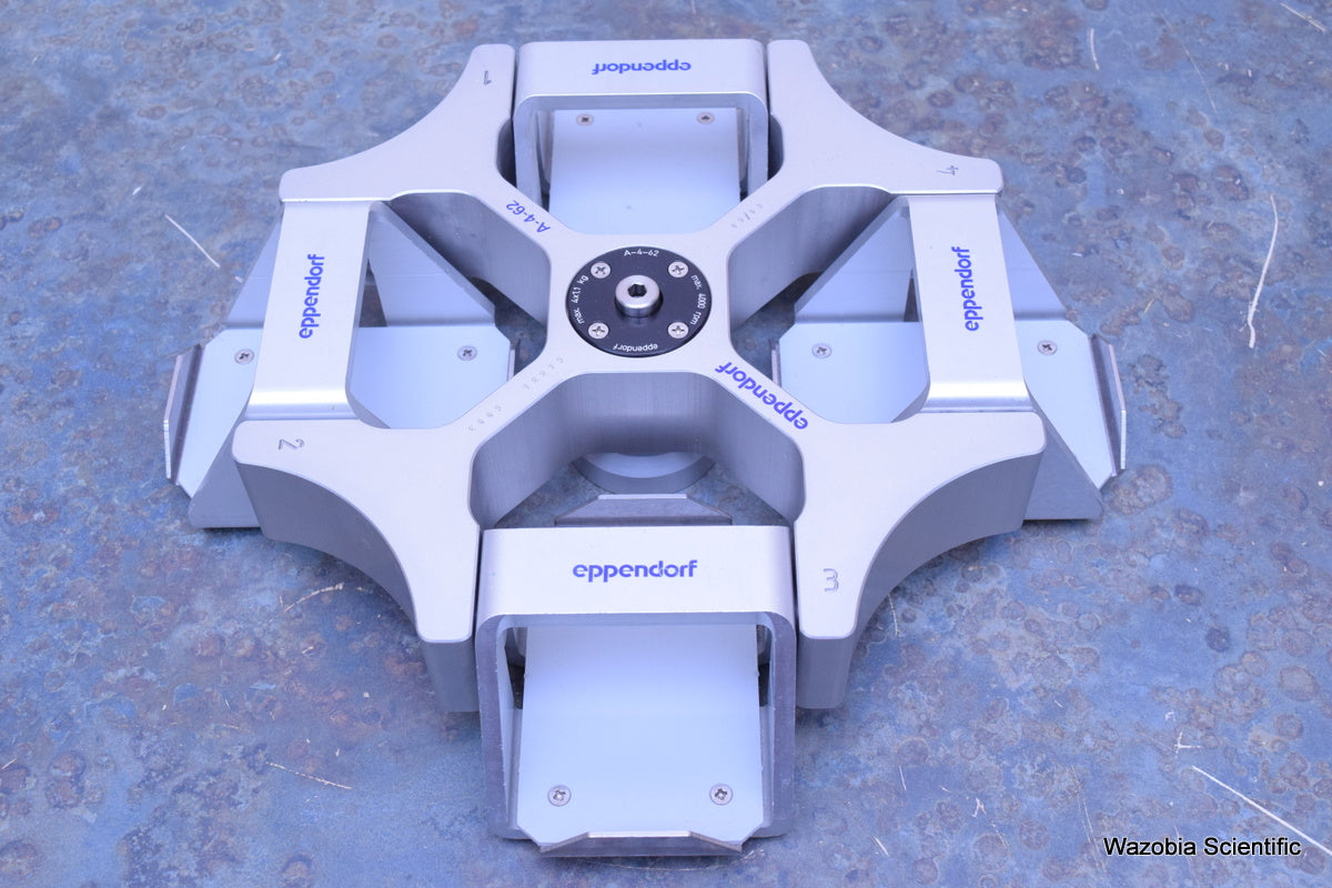 EPPENDORF A-4-62 SWING ROTOR 4000 RPM W/ MICROPLATE CARRIER FOR CENTRIFUGE 5810