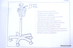 WELCH ALLYN UNIVERSAL MOBILE STAND FOR WA 76710 7670-12  901000