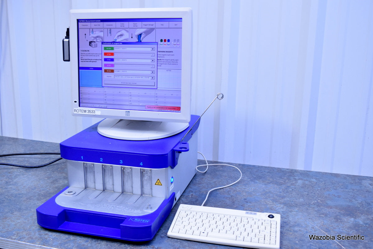 ROTEM DELTA THROMBOELASTOMETRY FOR VISCOELASTIC COAGULATION TESTING HE ...