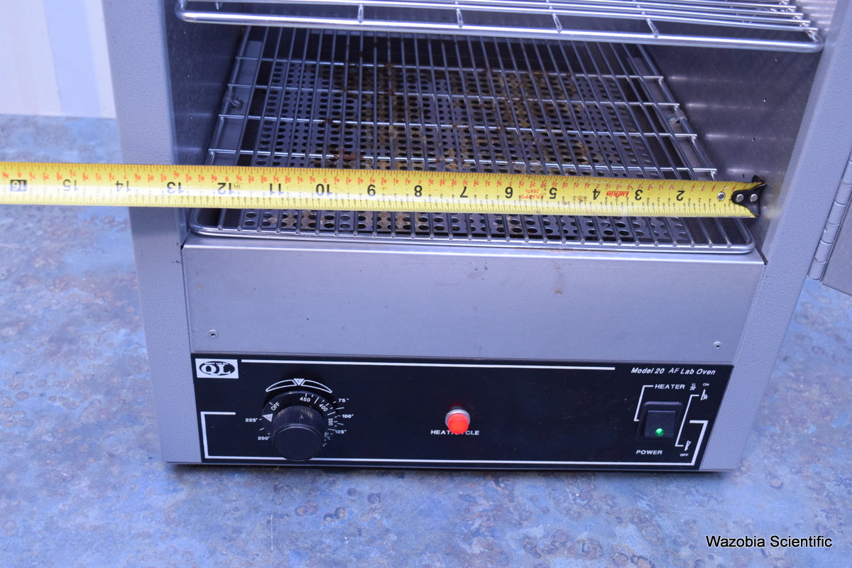 QUINCY LAB 20AF 1.14 CU FT FORCED AIR MECHANICAL CONVECTION OVEN