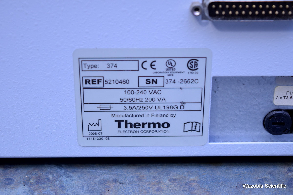 THERMO SCIENTIFIC FLUOROSKAN ASCENT FL MICROPLATE FLUOROMETER TYPE 374 5210460