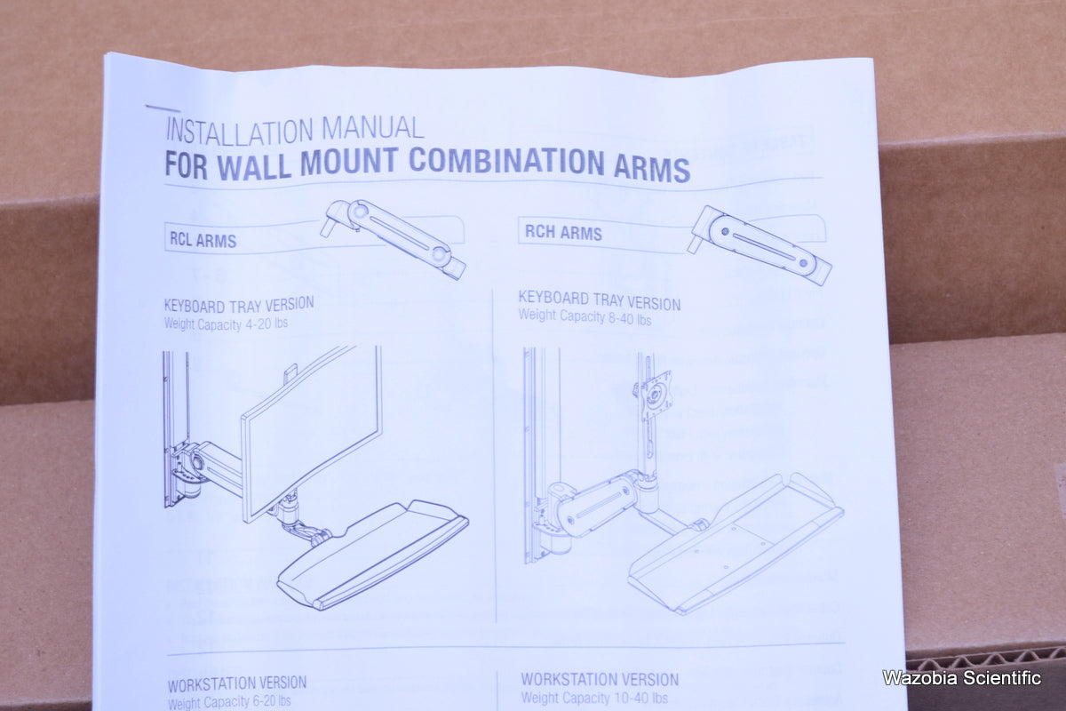 ALTUS 48" WALL TRACK FOR REACH WORKSTATION RCLS-48-TRACK