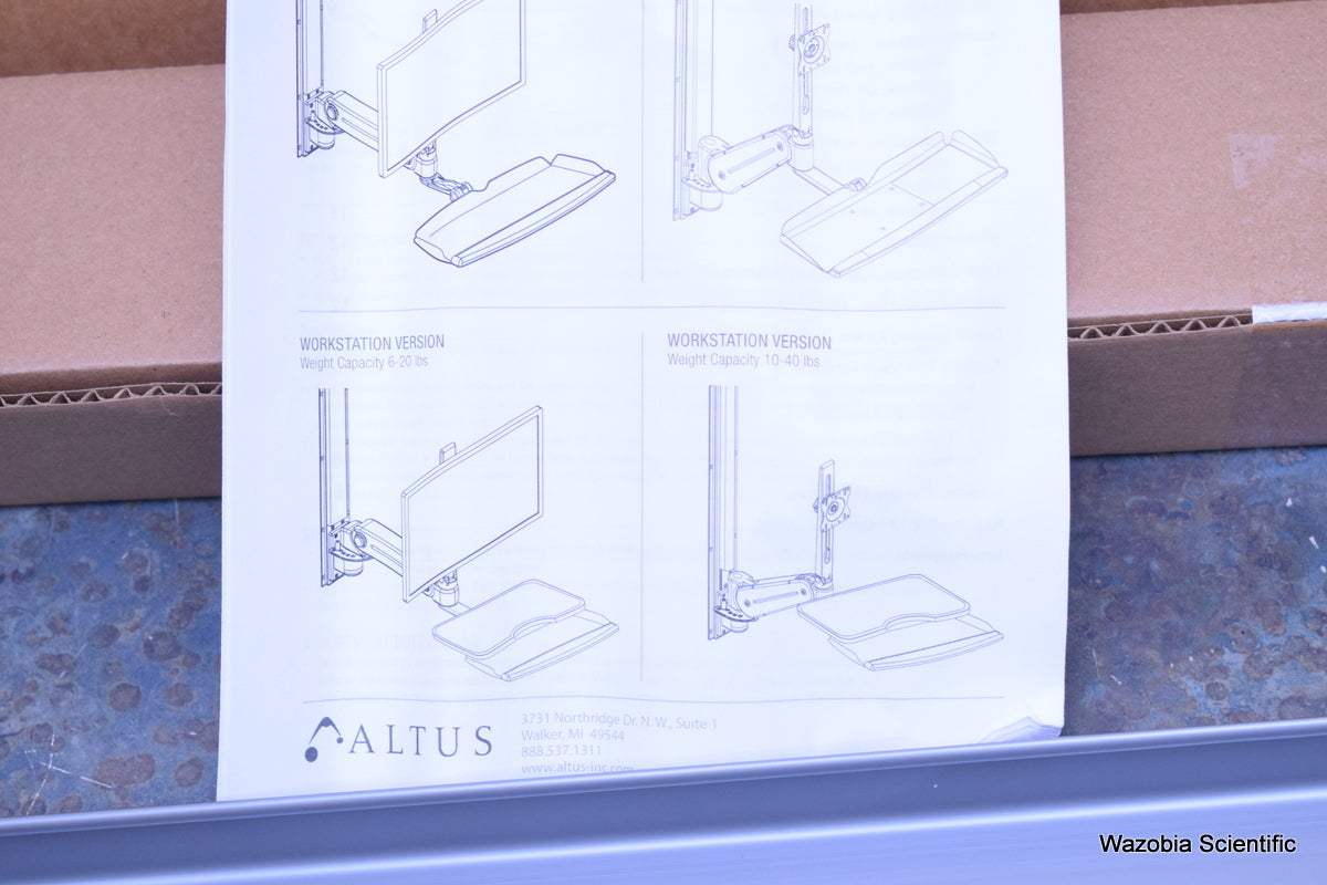 ALTUS 48" WALL TRACK FOR REACH WORKSTATION RCLS-48-TRACK