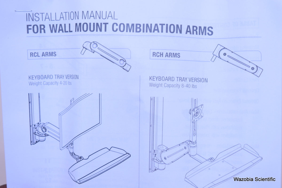 ALTUS 48" WALL TRACK FOR REACH WORKSTATION RCLS-48-TRACK
