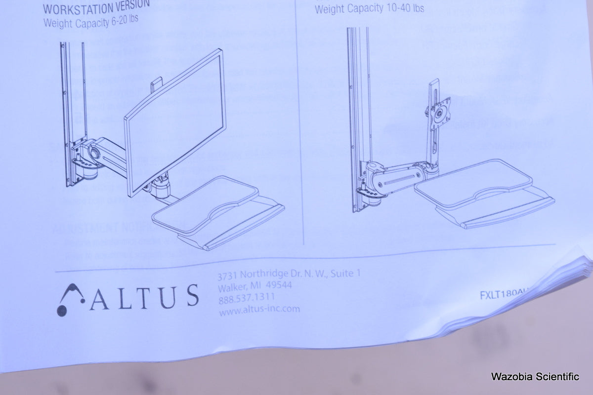 ALTUS 48" WALL TRACK FOR REACH WORKSTATION RCLS-48-TRACK