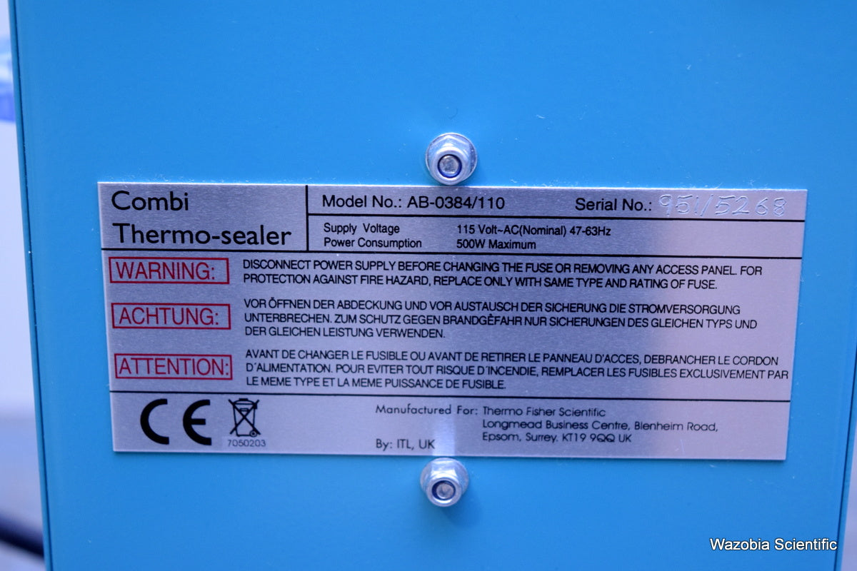THERMO SCIENTIFIC ABGENE COMBI THERMO SEALER AB-0384/110