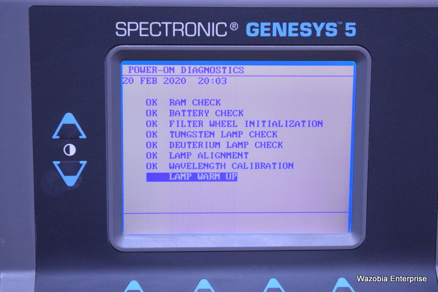 SPECTRONIC INSTRUMENTS GENESYS 5 SPECTROPHOTOMETER CAT. 336001