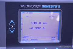 SPECTRONIC INSTRUMENTS GENESYS 5 SPECTROPHOTOMETER CAT. 336001