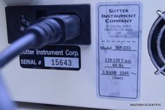 SUTTER INSTRUMENT MP-225 MOTORIZED MICROMANIPULATOR WITH ELECTROMETER IE-210