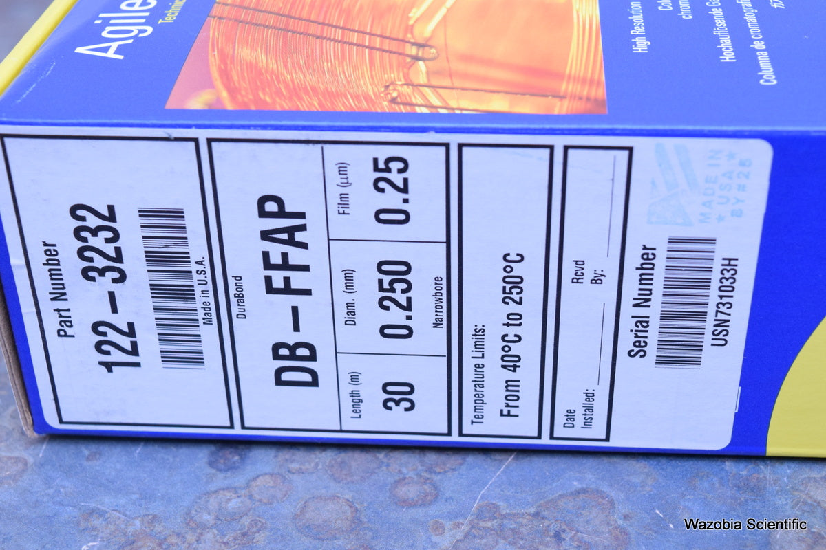 BRAND NEW AGILENT J&W GC COLUMNS 122-3232 DB-FFAP  L-30M D- 0.250MM F-0.25UM