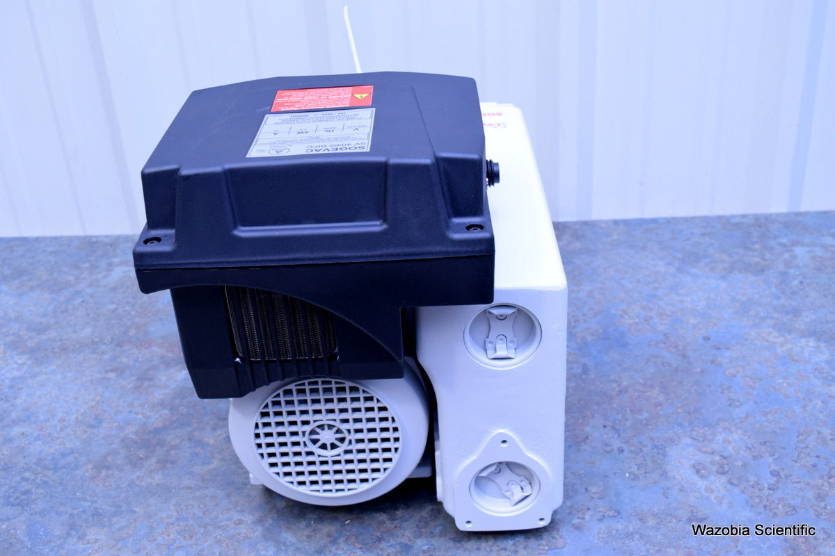 LEYBOLD SOGEVAC SV 40/65 BIFC SV65BIFC LEROY SOMER LS90L ROTARY VANE LABORATORY
