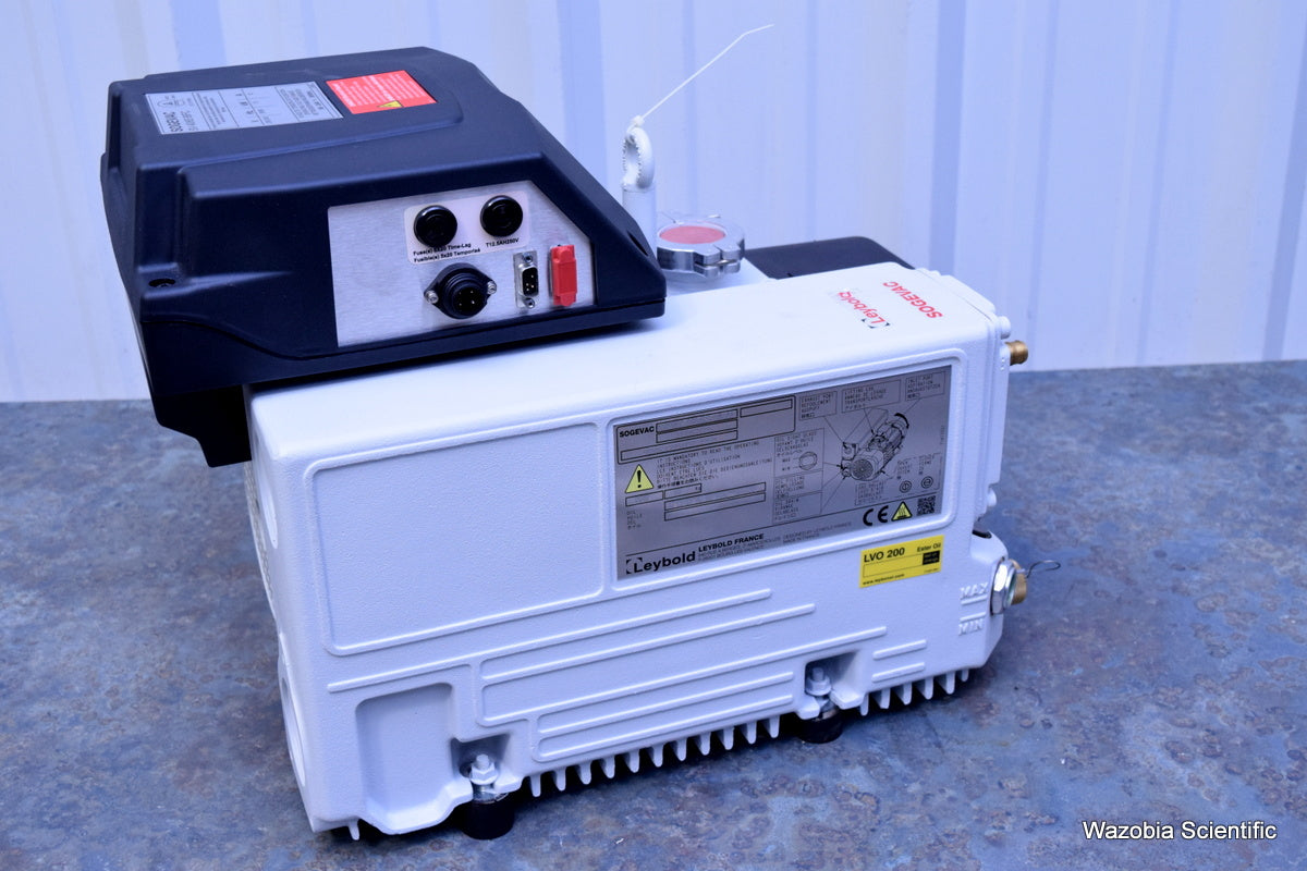 LEYBOLD SOGEVAC SV 40/65 BIFC SV65BIFC LEROY SOMER LS90L ROTARY VANE LABORATORY