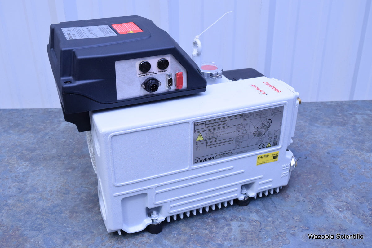 LEYBOLD SOGEVAC SV 40/65 BIFC SV65BIFC LEROY SOMER LS90L ROTARY VANE LABORATORY