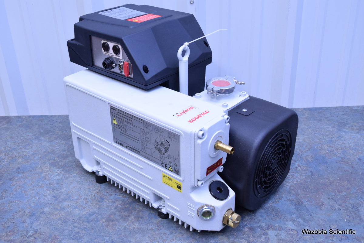 LEYBOLD SOGEVAC SV 40/65 BIFC SV65BIFC LEROY SOMER LS90L ROTARY VANE LABORATORY