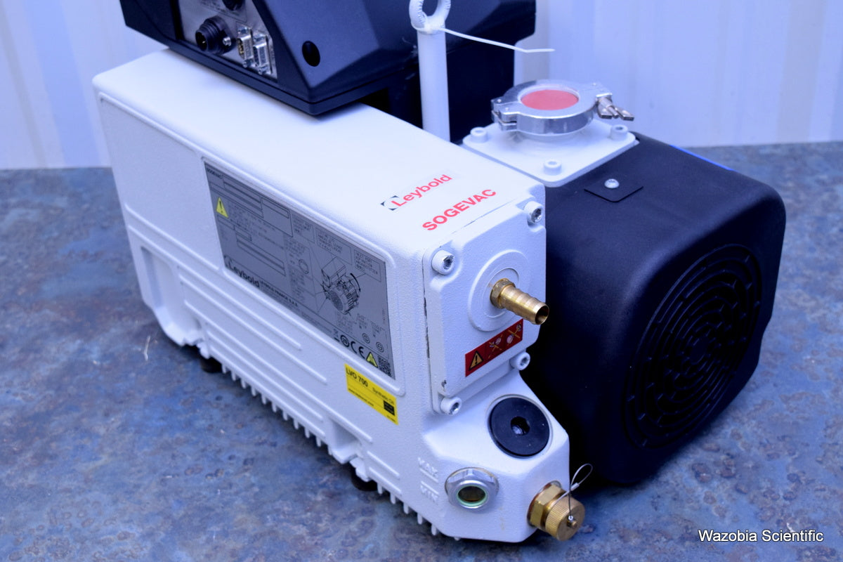 LEYBOLD SOGEVAC SV 40/65 BIFC SV65BIFC LEROY SOMER LS90L ROTARY VANE LABORATORY