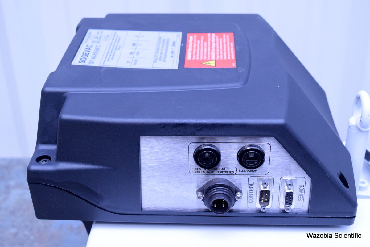 LEYBOLD SOGEVAC SV 40/65 BIFC SV65BIFC LEROY SOMER LS90L ROTARY VANE LABORATORY