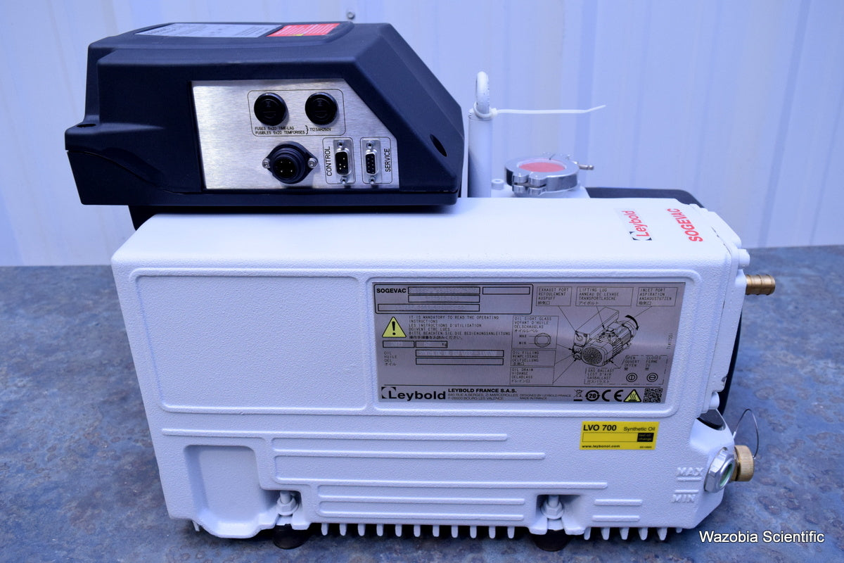 LEYBOLD SOGEVAC SV 40/65 BIFC SV65BIFC LEROY SOMER LS90L ROTARY VANE LABORATORY
