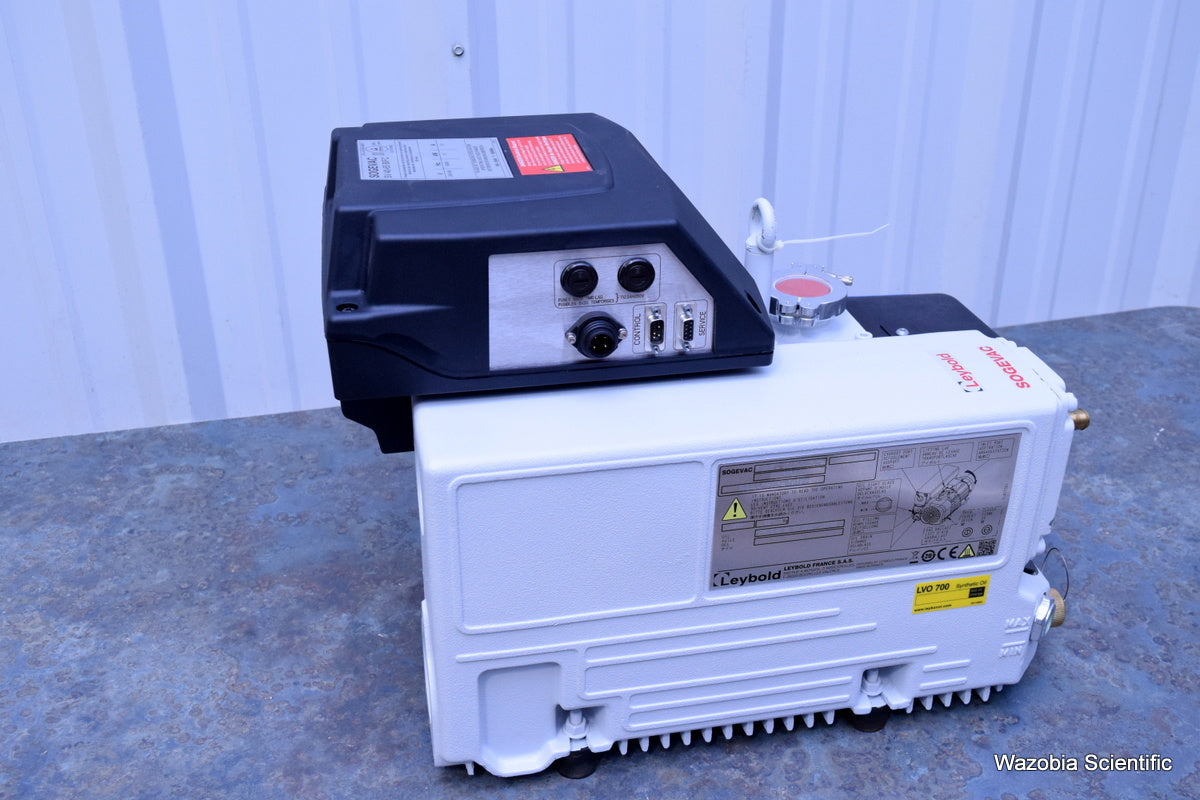 LEYBOLD SOGEVAC SV 40/65 BIFC SV65BIFC LEROY SOMER LS90L ROTARY VANE LABORATORY