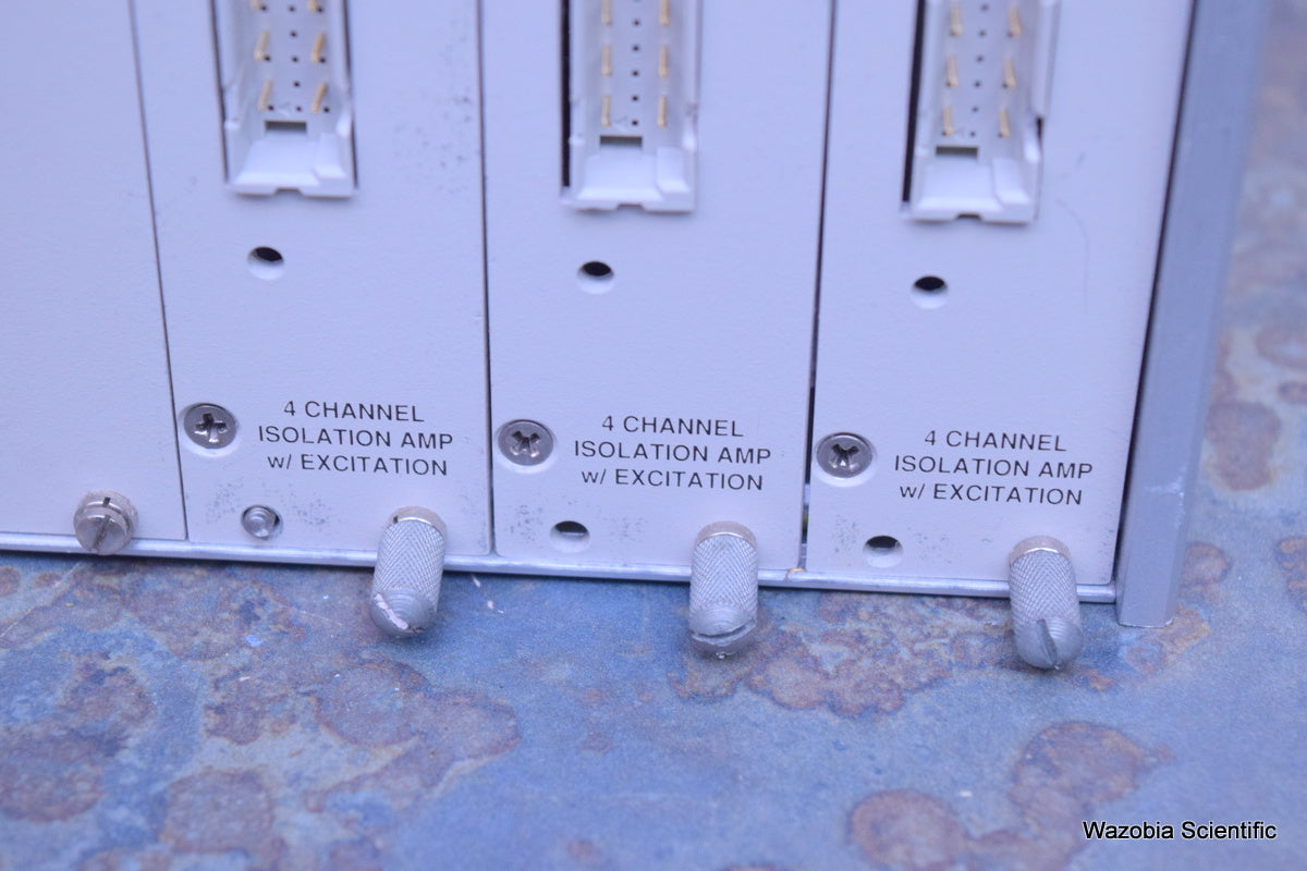 NATIONAL INSTRUMENTS SCXI-1000 1121 4 CHANNEL ISOLATION AMP W/ EXCITATION
