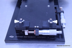 SUTTER INSTRUMENT MT-1000 MICROSCOPE TRANSLATOR STAGE MOUNTING SYSTEM