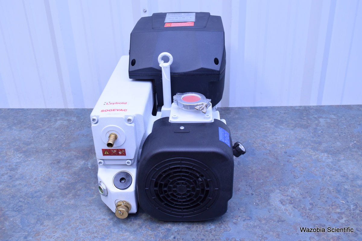 LEYBOLD SOGEVAC SV 40/65 BIFC SV65BIFC LEROY SOMER LS90L ROTARY VANE LABORATORY