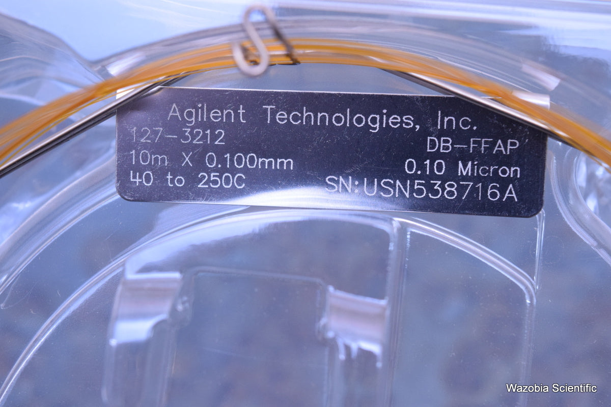 AGILENT J&W GC COLUMNS 127-3212 DB-FFAP 10M X 0.100MM 0.10 MICRON