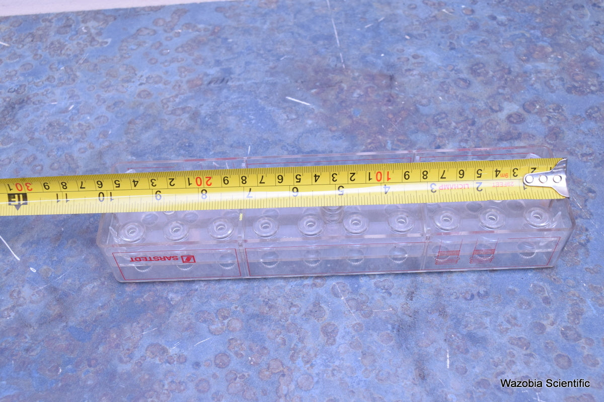 LOT OF 4 SARSTEDT 20 PLACE RACK 93-849100