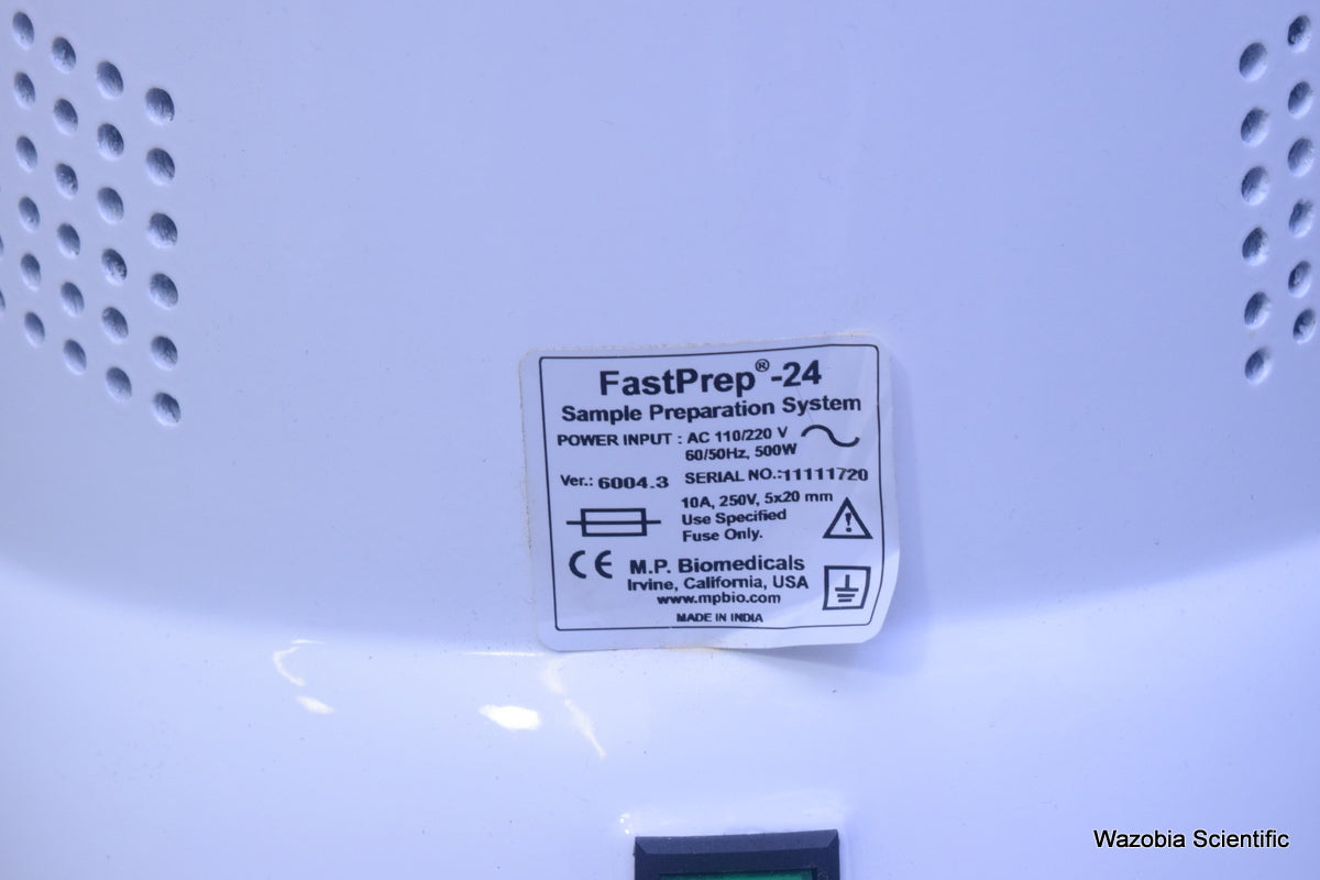 MP BIOMEDICAL FASTPREP 24 TISSUE HOMOGENIZER