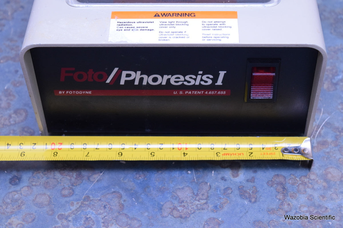 FOTODYNE FOTO PHORESIS I 1-1430 UV ULTRAVIOLET TRANSILLUMINATOR
