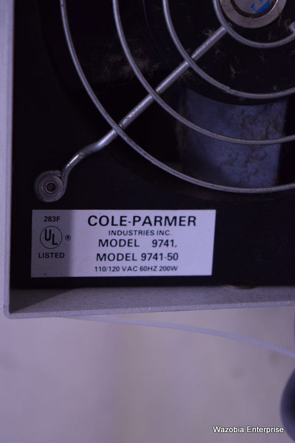 2 LOT OF COLE PARMER MODEL 9741 9741-50 LOW-NOISE ILLUMINATOR